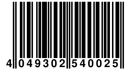 4 049302 540025