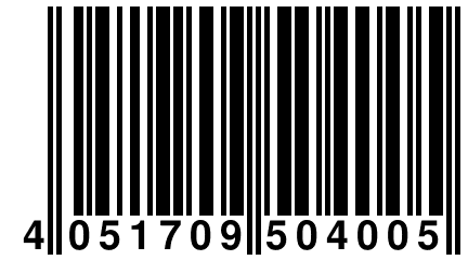 4 051709 504005