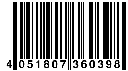 4 051807 360398