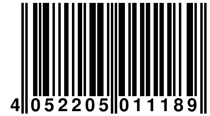 4 052205 011189