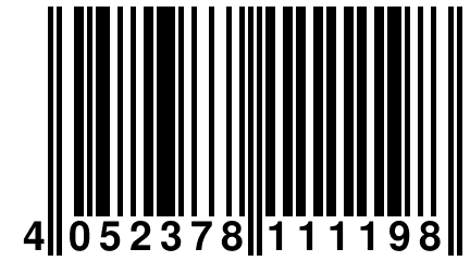 4 052378 111198