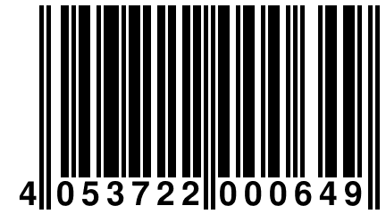 4 053722 000649