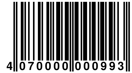 4 070000 000993