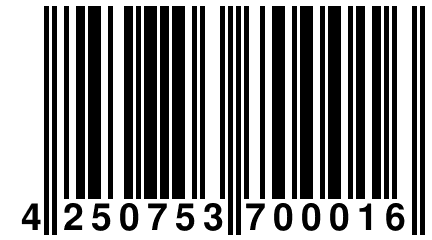 4 250753 700016