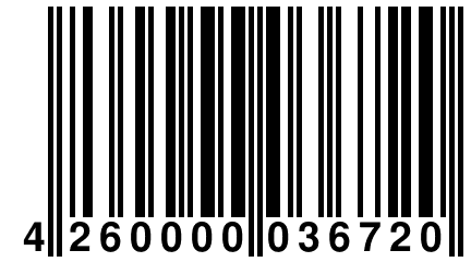 4 260000 036720