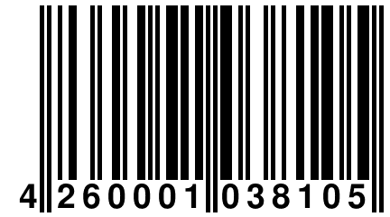 4 260001 038105