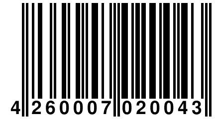 4 260007 020043