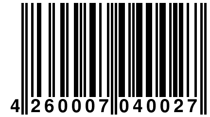 4 260007 040027