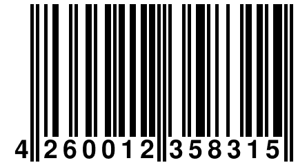 4 260012 358315