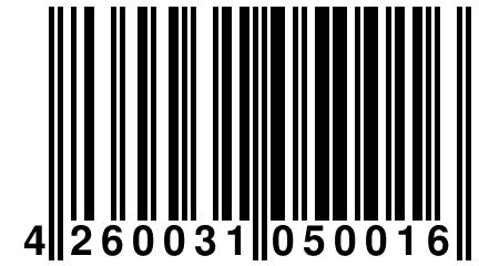 4 260031 050016