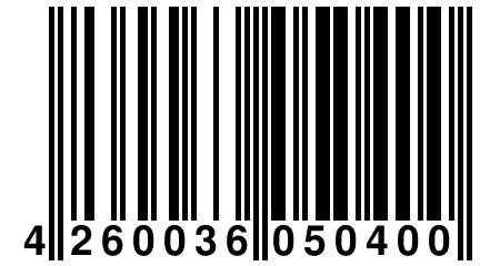 4 260036 050400