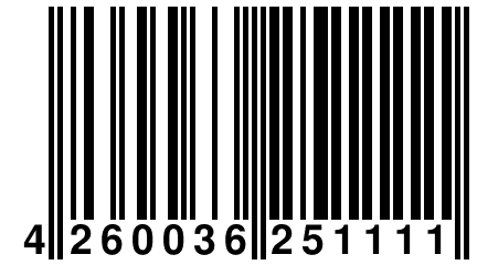 4 260036 251111