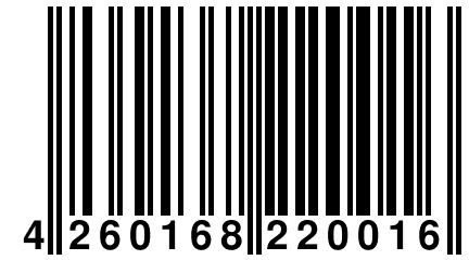 4 260168 220016