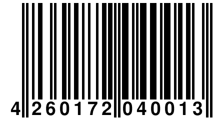 4 260172 040013