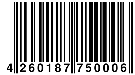 4 260187 750006