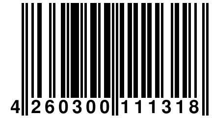 4 260300 111318