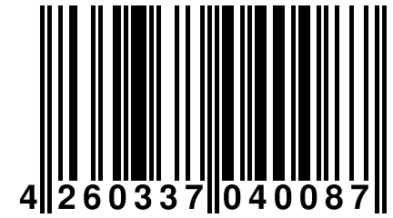 4 260337 040087