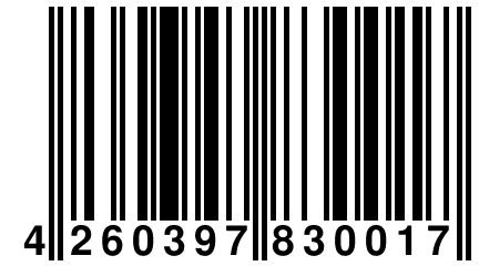 4 260397 830017