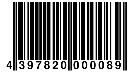 4 397820 000089