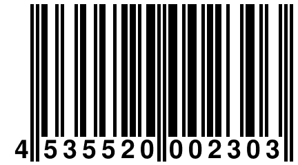 4 535520 002303