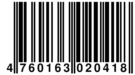 4 760163 020418