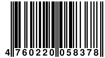 4 760220 058378