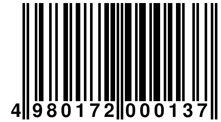 4 980172 000137