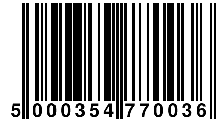 5 000354 770036