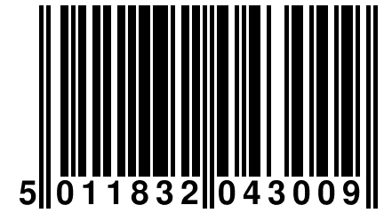 5 011832 043009