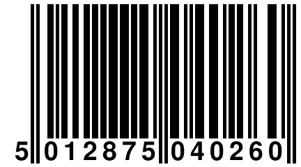 5 012875 040260