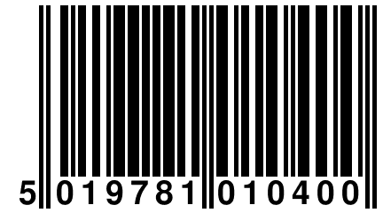 5 019781 010400