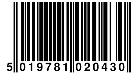 5 019781 020430