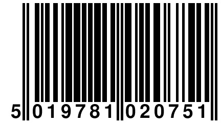 5 019781 020751