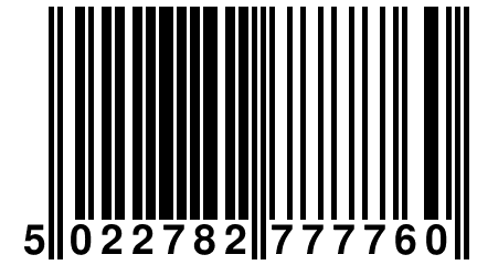 5 022782 777760