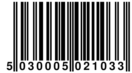 5 030005 021033