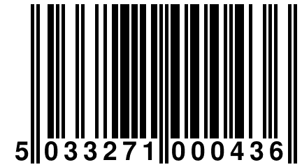 5 033271 000436