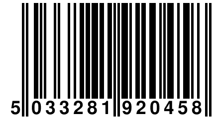 5 033281 920458