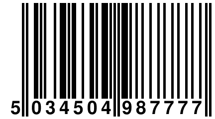 5 034504 987777