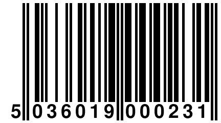 5 036019 000231