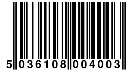 5 036108 004003