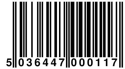 5 036447 000117