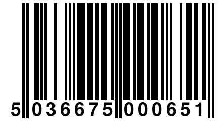 5 036675 000651