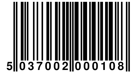 5 037002 000108