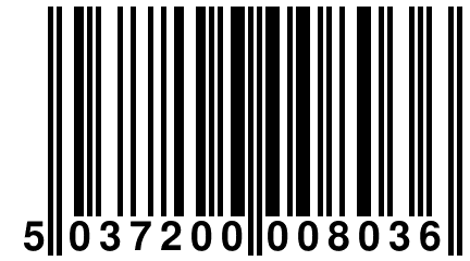 5 037200 008036