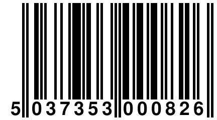 5 037353 000826