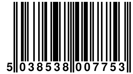 5 038538 007753