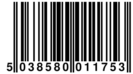 5 038580 011753