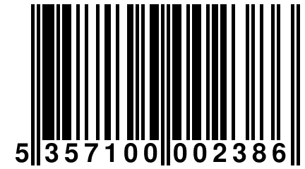 5 357100 002386