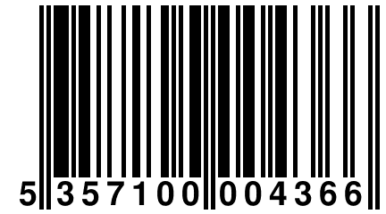 5 357100 004366