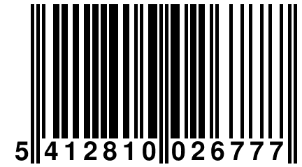 5 412810 026777